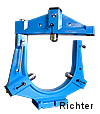 Steady Rest with swivelling top with bridge-hoist eccentric for work piece Ø > 500 mm , made by H. Richter Vorrichtungsbau GmbH, Germany, thumbnail
