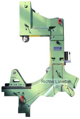 Waldrich WSD 100 - C-Form Steady Rest with swivelling top and carriage feed, made by H. Richter Vorrichtungsbau GmbH, Germany