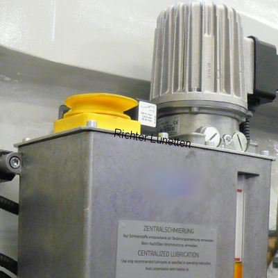 Lubrication of the machine slideways, made by H. Richter Vorrichtungsbau GmbH, Germany